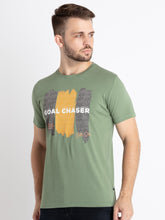 Mens Printed Round Neck T-Shirt